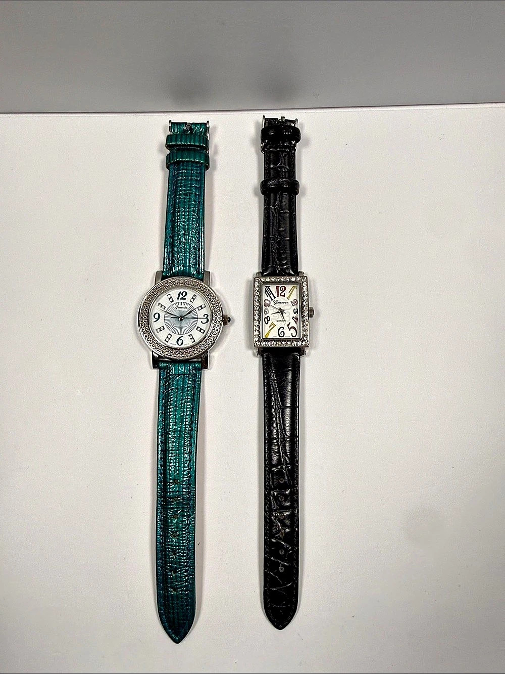 Genevex Green & Black Watches Set